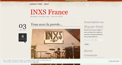 Desktop Screenshot of inxsfrance.com